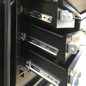 Kotak peralatan kanopi Ute aluminium hitam tugas berat Set peralatan truk desain baru - Product Image 6