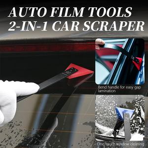 KUNAISI High Quality <strong>Double</strong> Ended Mini PPF Handle Squeegee Set for <strong>Car</strong> <strong>Window</strong> <strong>Tint</strong> and Glass Scraping