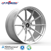 Jantes en alliage forgées concaves légères CF Custom Brushed New 25mm, 17-24 pouces, 4x100 5x100