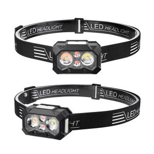 HN ไฟหน้า Dh10แบบบางชาร์จไฟได้ LED ความสว่างสูงกันน้ำสำหรับ100ปั่นจักรยานตกปลาระยะ199เมตร - Product Image 1