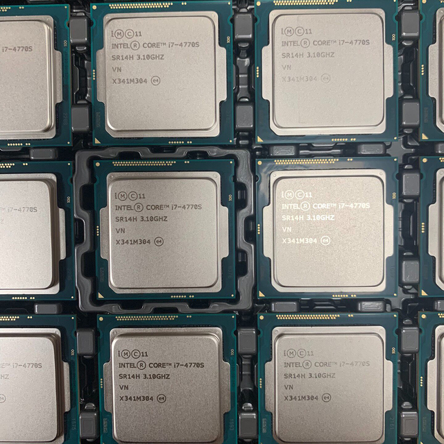 Intel Core I7-4770S SR14H Desktop CPU LGA1150 4 Core 8 Thread 3.1GHz Base 3.9GHz Turbo 8MB Cache 65W Haswell Processor