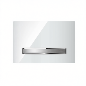 GEBERIT Sigma 50 Nuevo, Placa de Cubierta de 2 Botones Cromada Luc. Botones Cromados de 33.2 cm de Longitud - Product Image 2
