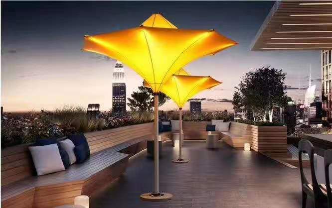 outdoor furniture  patio umbrellas  direct wholesale with led  light umbrella  garden sets