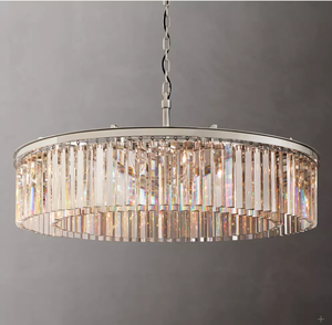 2025 Modern Large Custom ized Kronleuchter Wohnzimmer Villa Anhänger, Decken leuchte Luxuriöser runder Kronleuchter <span class=keywords><strong>Rhys</strong></span> 43 - Product Image 1