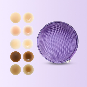 Cache-tétons en silicone sans couture, autocollants pour seins, soutien-gorge invisible, pasties pour femmes, réutilisables, adhésifs, imperméables, coussinets pour seins - Product Image 1