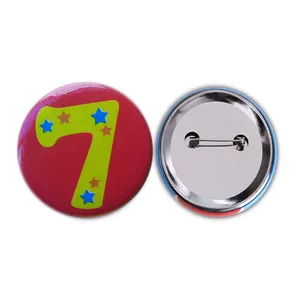 Distintivo con bottone a stella con logo personalizzato in lega di zinco con logo personalizzato più venduto