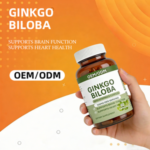 Cápsulas de Ginkgo Biloba con <span class=keywords><strong>Complejo</strong></span> de Vitamina <span class=keywords><strong>B</strong></span> 120 mg por Porción - 60 Cápsulas Suplemento para la Salud del Cerebro y el Corazón OEM Marca Privada - Product Image 3