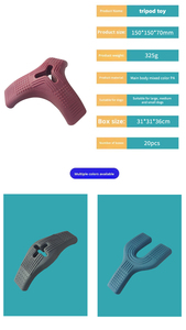 Jouet à mâcher pour chien en forme de fourche en matériau PA avec surface texturée pour le nettoyage des dents - Product Image 6