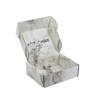 Boîte cadeau en carton ondulé personnalisée en couleur pleine, emballage imprimé pour l'expédition, avec gaufrage UV <span class=keywords><strong>spot</strong></span> pour les chaussettes - Product Image 4