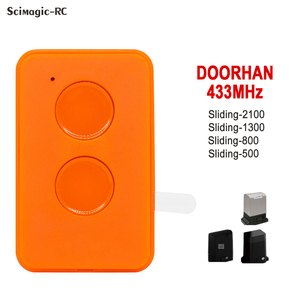 Telecomando chiave per cancelli automatici e barriere DORHAN trasmettitore 2 PRO 2-PRO nero/arancione batteria extra - Product Image 3