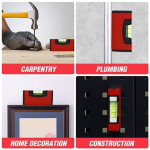 Nhỏ gọn từ Túi cấp với 180 ° lọ, nam châm đất hiếm, Độ chính xác cao ± 0.5 mét, OEM Mini Mức độ tinh thần - Product Image 6