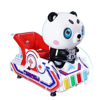 Parc pour enfants Machine de jeu commerciale Série mignonne pour animaux de compagnie Écran MP5 pour enfants Machine de balançoire à pièces Kiddie Ride Rocking