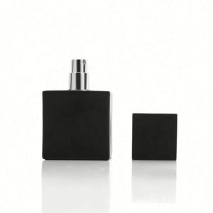 Wholesale Luxury Square 30ml 50ml 100ml Perfume Bottles Spray <b>Glass</b> Empty Box <b>Packaging</b> Pump Cap Refillable Screen Printing - Product Image 3