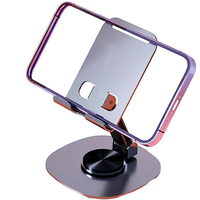 360 °   Soporte Plegable de Aleación para Accesorios de Teléfono Móvil, Soporte de Escritorio para Reloj