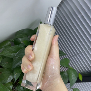MLM Private Logo 100ML Moisturizing Natural Body Shimmer Oil Spray Travel Size <b>Pink</b> Glow Liquid Highlighter <b>Perfume</b> Flavor - Product Image 5