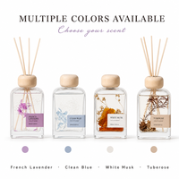 Diffuseur de parfum sans flamme à bâtonnets en rotin pour la maison, l'huile essentielle, idéal pour salon, chambre, salle de bain, hôtel