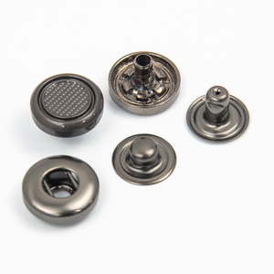 Accesorios de Ropa de Alta Calidad, Botones a Presión Metálicos de 4 Partes, Botón de Aleación de Zinc - Product Image 3