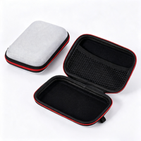 Étui de rangement pour batterie externe en EVA rigide personnalisé, étanche, antichoc, anti-poussière, organiseur de câbles électroniques et de chargeurs
