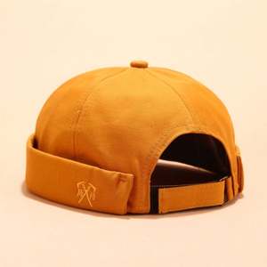 Gorro Marinero sin Visera de Algodón con Borde Enrollado, Estilo Casual Urbano, Unisex, para las Cuatro Estaciones - Product Image 3