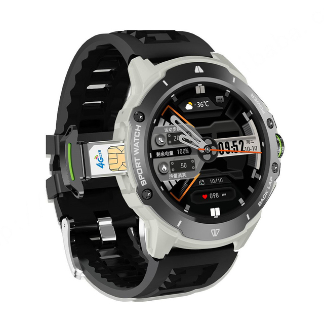 KB08 4G Android Phone SIM Card WIFI GPS NFC Smartwatch AMOLED Display RAM 2G ROM 32GB 780mAh Big Battery Smart Watch