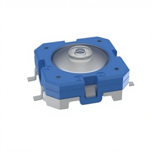 Interrupteur à bouton-poussoir électronique en plastique étanche IP54, terminal SMT Gullwing 1.14.012.501/0000 RACON 12 S, THT 1 - Product Image 1