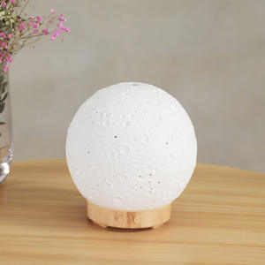 Humidificateur d'aromathérapie en céramique Lunar Fog, diffuseur d'huiles essentielles USB Type C 5V pour bureau, pour maison de moins de 10 m² - Product Image 1