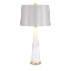 UL CUL Listed Modern Marble Hotel Hall Table Lamp With Brass Finish T80517