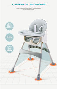 ที่นั่งรับประทานอาหารสำหรับทารกอเนกประสงค์แบบพกพาพับได้สำหรับทารกเก้าอี้สูงตะกร้าเก็บของเฟอร์นิเจอร์สำหรับเด็กใน<span class=keywords><strong>บ้าน</strong></span>ดีไซน์ทันสมัย - Product Image 6