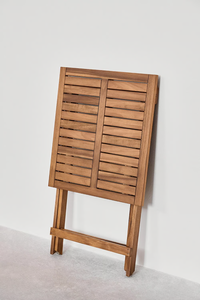 Lifepursue Table pliante en <span class=keywords><strong>teck</strong></span> birman massif pour bateaux, camping, caravanes meubles de jardin de patio extérieur - Product Image 6