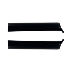 Spoiler d'angle de pare-chocs arrière Subaru WRX STI VA 2015-2021, noir piano, texture fibre de carbone, kit carrosserie ABS, installation adhésive - Product Image 5