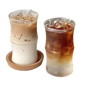 Neue 3d Kristall blume Wasser Emaille Tasse Gänseblümchen Glas Tee Kaffee Trinkbecher Geschenk box Becher Sets mit Deckel und Löffel