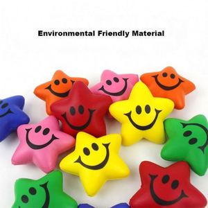 Hot Selling Promotional Heart Shaped Star Shaped Stress Reliever Keychain With Logo Texts for Tradeshow Giveaways - Product Image 5