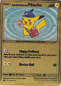 Carta Metálica de Pokémon Pocket Monsters en Inglés y Español - Product Image 3