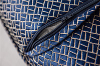 Housses de coussins de canapé en jacquard métallique abstrait de luxe pour la décoration intérieure - Vente en gros