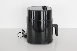 Petite friteuse électrique avec contrôle de la température, minuterie, arrêt automatique, plateau de friture antiadhésif - Product Image 4