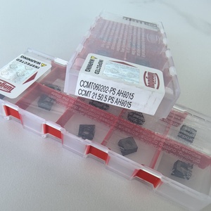 CCMT060202-PS AH8015 Tungaloy 100% original, herramientas de torneado externo para torno CNC cuadrado, insertos de carburo de tungsteno personalizables OEM - Product Image 1