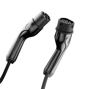 Cargador de batería de coche EV de pistola de doble puerto inteligente al por mayor para vehículos eléctricos estación de carga de coche estándar europeo EE.UU. - Product Image 2