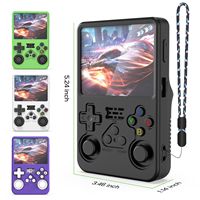 Casing Silikon NSLikey, Pelindung untuk Konsol Game R36S, Kotak Penyimpanan Anti Debu, Cangkang Lunak