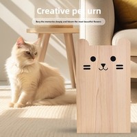 Ataúdes Funerarios Creativos de Madera Maciza Hechos a Mano para Mascotas, Perros y Gatos, Suministros Conmemorativos, Venta al por Mayor Directa de Fábrica