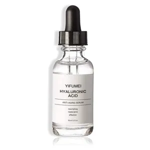 Private Label Moisture Anti Aging Nourishing Hydrating Pure 1.5% Hyaluronic Acid Facial Serum