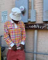 2025 personnalisé Streetwear Polo col bouton coupe et coudre à manches longues veste Vintage Plaid flanelle chemise hommes
