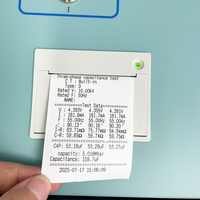Testeur électronique numérique de capacité et d'inductance ZWD8653 haute précision avec écran tactile LCD 7 pouces pour banques de condensateurs de sous-stations