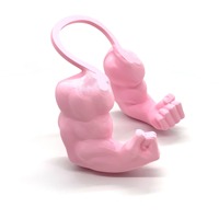2025 nouveau drôle créatif 3D imprimé vert géant chat Muscle bras parodie accessoire pour animaux de compagnie