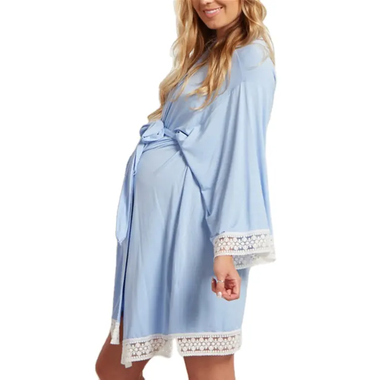 Wholesales Womenの2 PCS Home Clothes Maternity Pregnant Pajamas Night Gowns Dresses