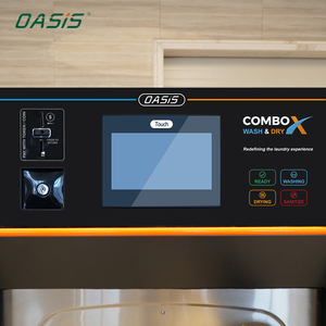 Lavadora-Secadora Automática de Alto Rendimiento de 15 kg con un Solo Compartimento para Lavandería de Hotel, Secadora de Ropa de Acero Inoxidable - Product Image 6