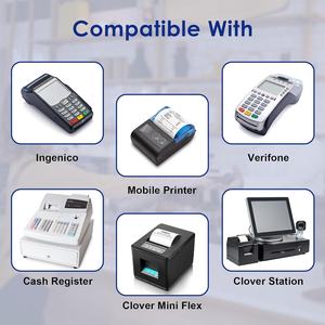 عينة مجانية - لفات ورق حراري 2 1/4 بوصة × 50 قدم غير قابلة للبهتان لطلبات المطاعم - Product Image 6