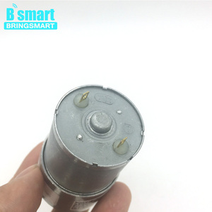 BringSmart 37mm Diameter JGB37-3530 12v 24v <strong>Gear</strong> <strong>Motor</strong> DC 7RPM to 1600 Rpm with D-Type Shaft Reduction <strong>Motor</strong>