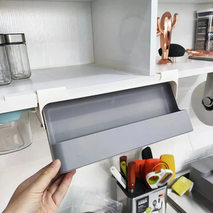 Estante para Especias de Cocina, Autoadhesivo, para Montar en la Pared, Debajo del Estante, Organizador de Botellas de Condimento, Organizador de Especias, Estante de Almacenamiento para Cocina - Product Image 3