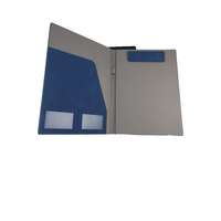 Portafolio de Cuero PU A4, Organizador de Documentos y Archivos, Suministros de Oficina con Portaplumas para Gestión y Organización de Documentos