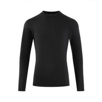 T-shirt de course à manches longues pour homme, anti-UV, écologique, respirant, en tissu mesh, anti-bactérien, séchage rapide, pour activités de plein air